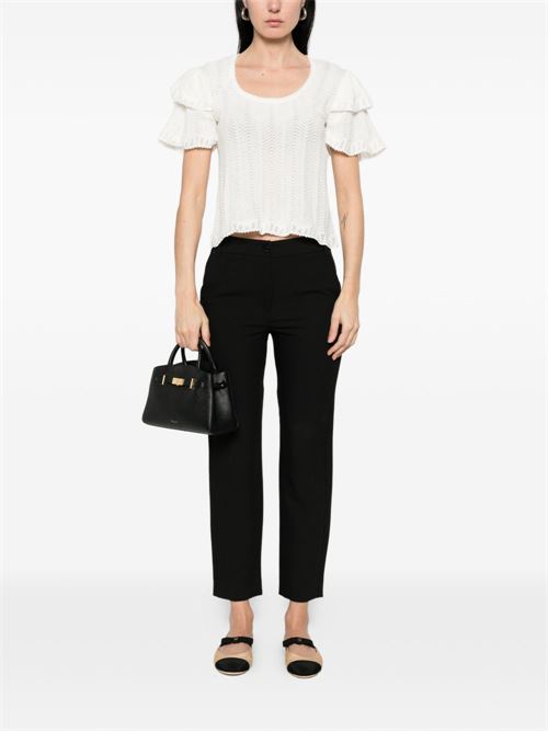 Maglia donna panna manica corta TWINSET | 261TT305100282