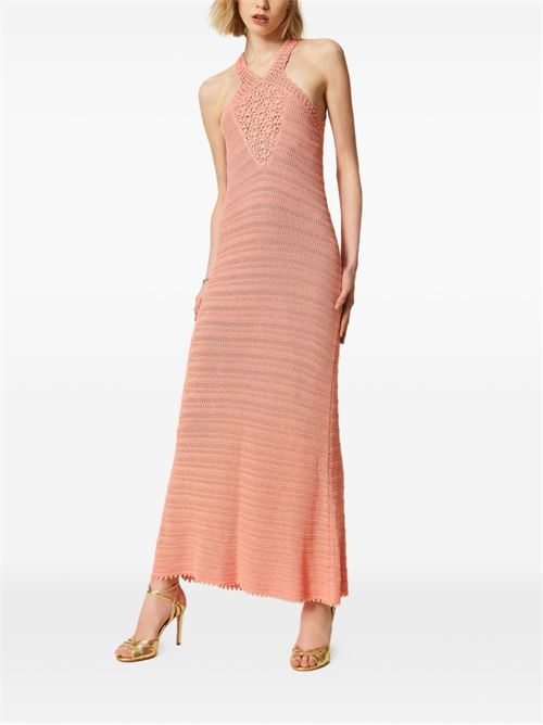 Abito donna Twinset in maglia color salmone TWINSET | 261TT306013448