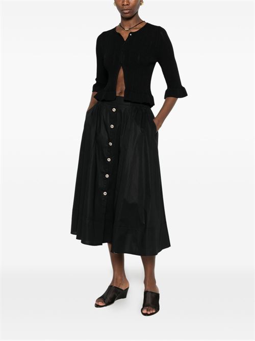 Cardigan donna Twinset nero a costine TWINSET | 261TT312000006