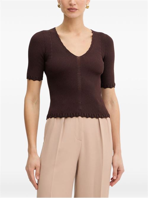 Top donna Twinset marrone TWINSET | 261TT312312110