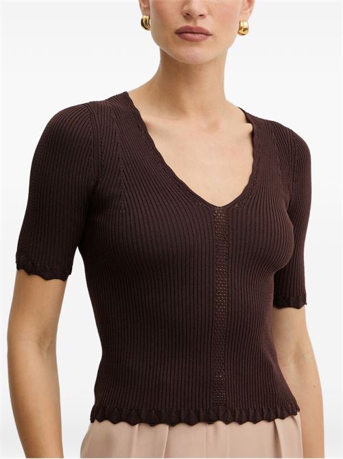 Top donna Twinset marrone TWINSET | 261TT312312110