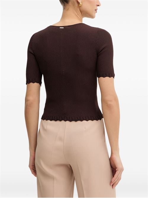Top donna Twinset marrone TWINSET | 261TT312312110