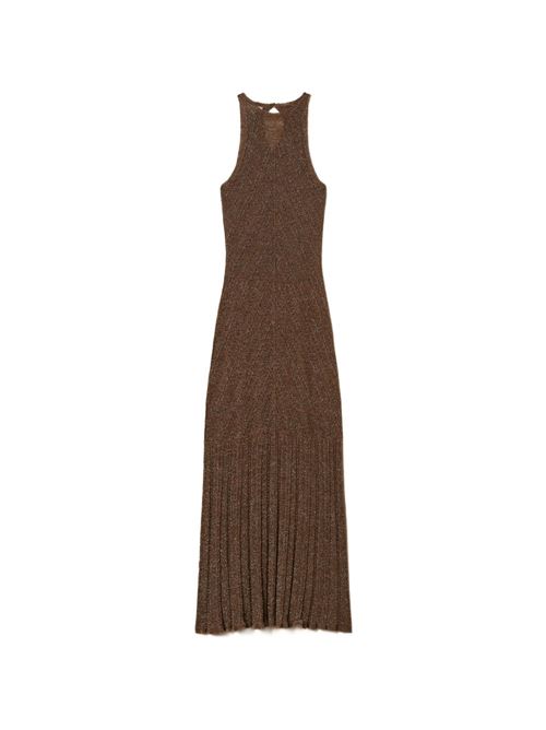 Abito donna lungo Twinset bronzo in lino TWINSET | 261TT321313566