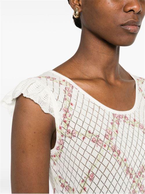 Maglia donna a fiori TWINSET | 261TT327113589