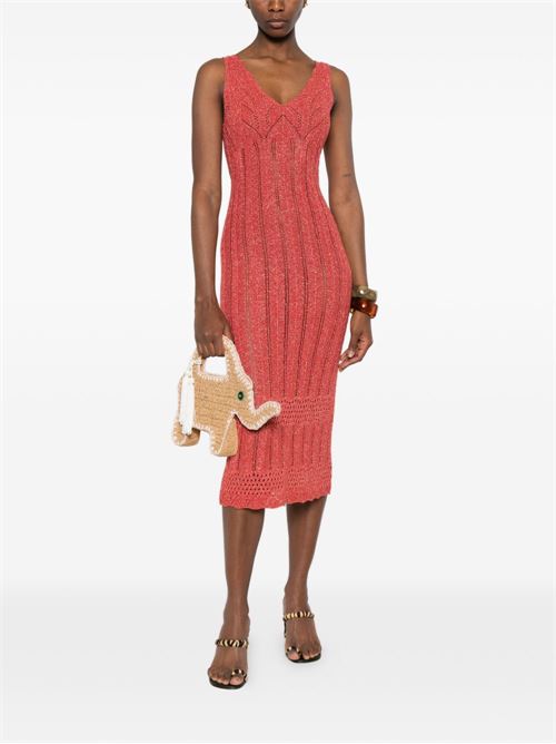 Abito donna midi con scollo a V TWINSET | 261TT332211697