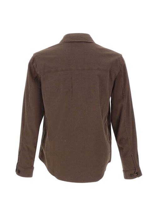 Giacca uomo a camicia in cotone e lino WOOLRICH | CFWOOS2036MRUT528810026