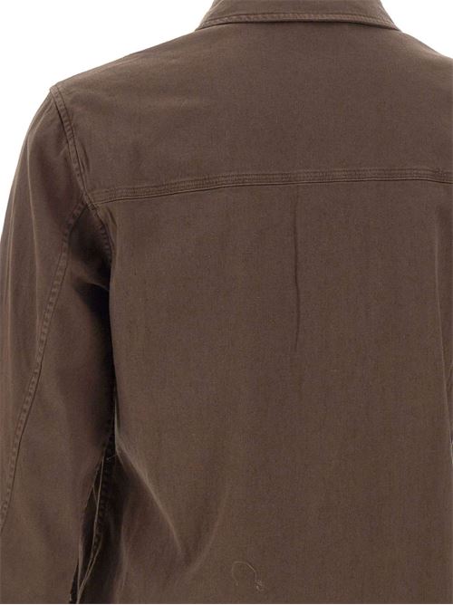 Giacca uomo a camicia in cotone e lino WOOLRICH | CFWOOS2036MRUT528810026