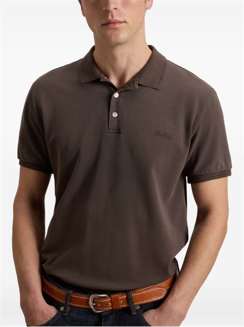 Polo Woolrich Mackinack uomo marrone WOOLRICH | CFWOPO0065MRUT148310030