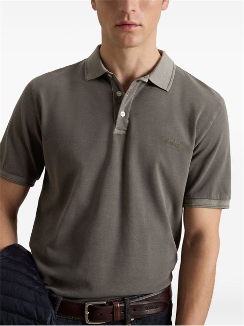 Polo Woolrich Mackinack uomo verde oliva WOOLRICH | CFWOPO0065MRUT14836671
