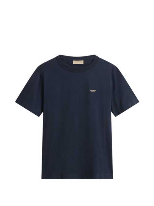 T-shirt manica corta uomo Woolrich navy WOOLRICH | CFWOTE2012MRUT53343989