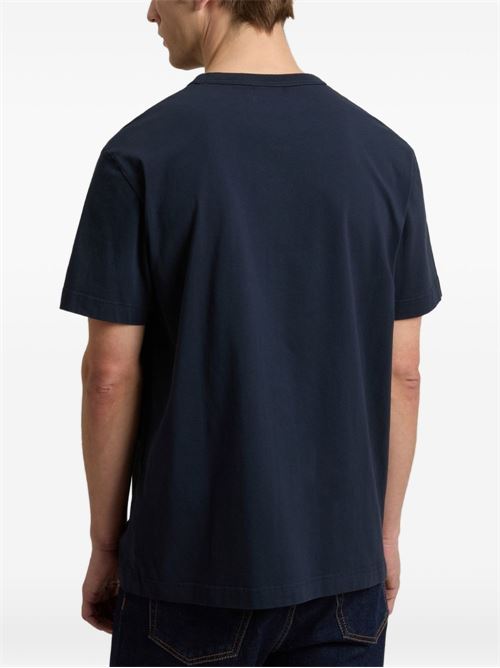 T-shirt manica corta uomo Woolrich navy WOOLRICH | CFWOTE2012MRUT53343989