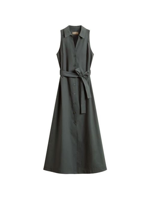 Abito donna in cotone con cintura WOOLRICH | CFWWDR2022FRUT39446668