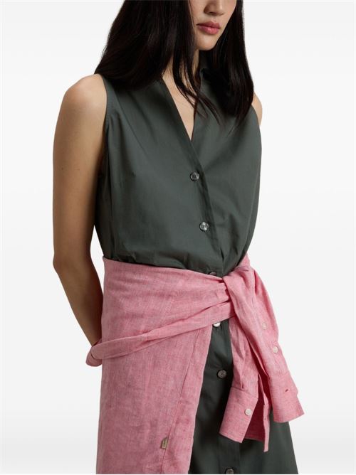 Abito donna in cotone con cintura WOOLRICH | CFWWDR2022FRUT39446668