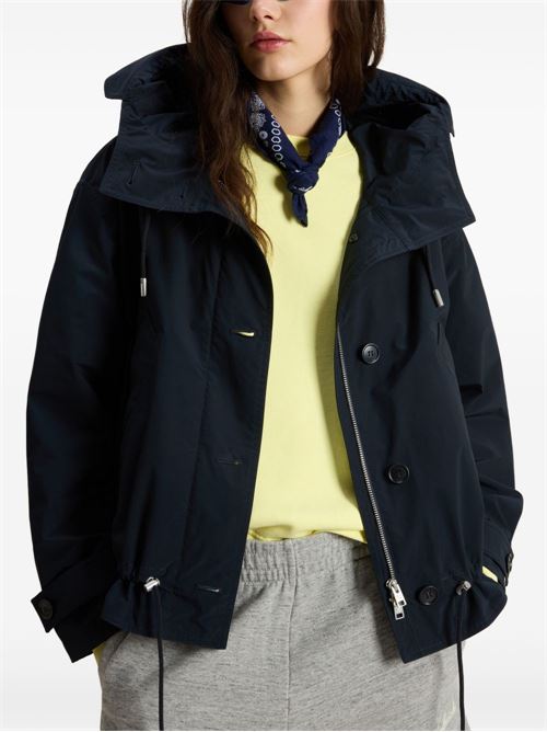 Giacca donna navy con cappuccio WOOLRICH | CFWWOU1177FRUT31283989