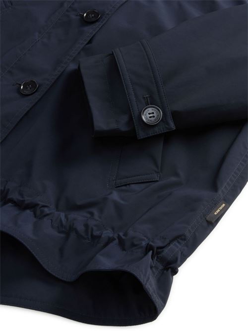 Giacca donna navy con cappuccio WOOLRICH | CFWWOU1177FRUT31283989