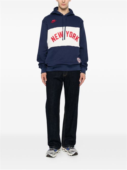 Felpa uomo Nike navy con cappuccio nike | 040E-0H6Y-N27-GWAMIDNAVY