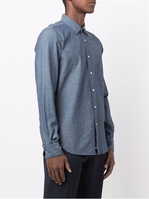 Camicia uomo in denim con taschino ASPESI | ACE36E54201998
