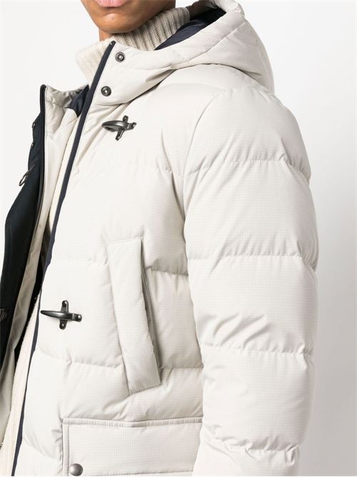 Piumino trapuntato color ghiaccio FAY | NAM36450280UKZB206