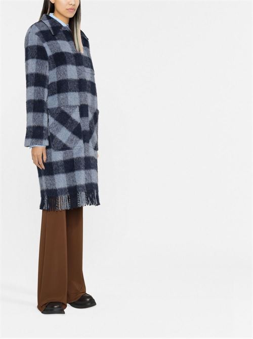 Giacca donna modello camicia lunga in lana con frange WOOLRICH | CFWWOS0067FRUT31623982