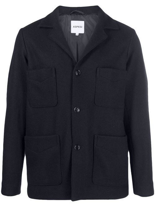 Giacca uomo in lana blu ASPESI | CJ21E52201098
