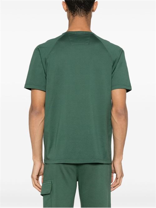 Cromoncent Camicia Da Lavoro Uomo Maniche Corte: Leggera, Asciugatura Rapida, Protezione UV, Verde Militare Taglia S