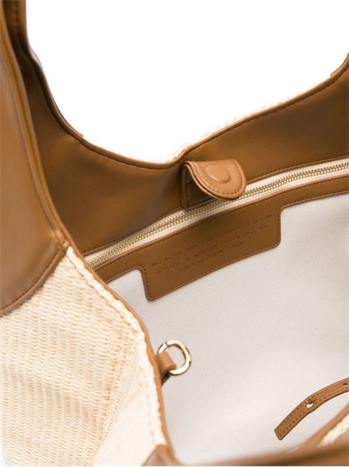 Borsa donna a spalla THEMOIRE' | TMSR24NP81SHELL/CARAMEL