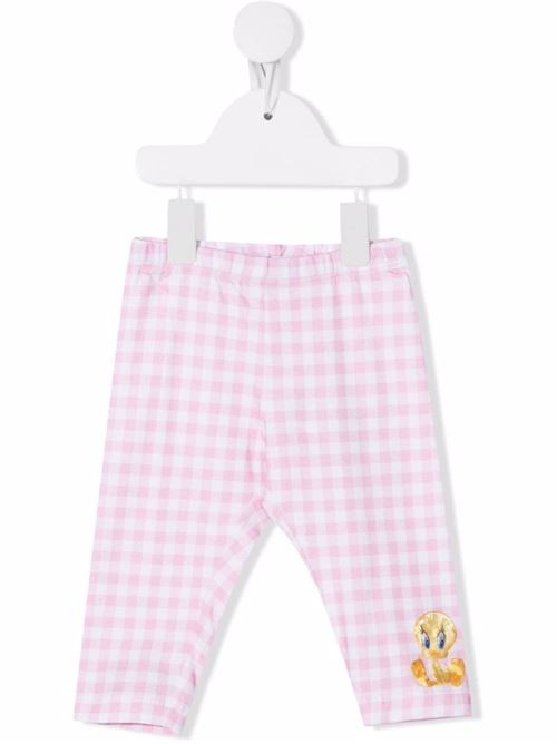 Leggings bambina a quadretti con applicazione tweety MONNALISA | 31940796019993
