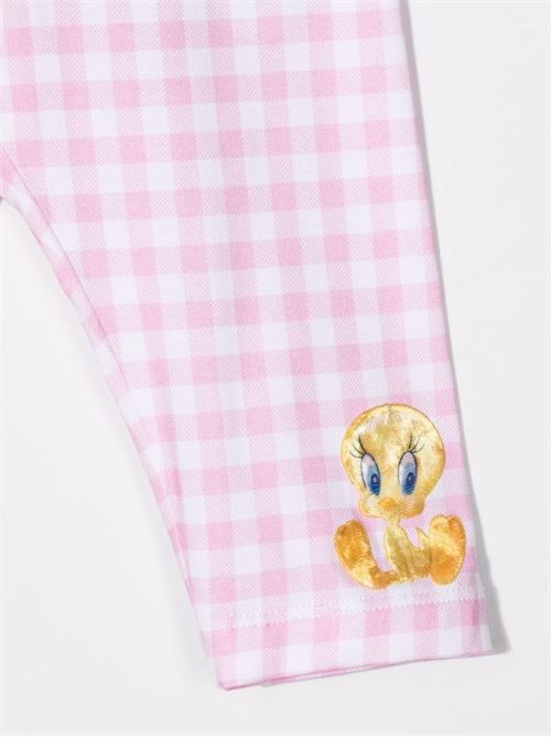 Leggings bambina a quadretti con applicazione tweety MONNALISA | 31940796019993
