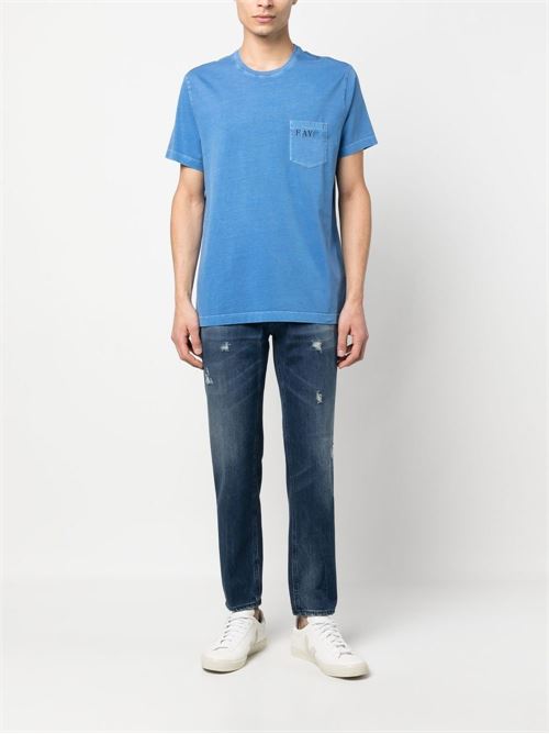 T shirt uomo in cotone FAY | NPMB346132TUYKU417