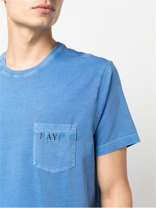 T shirt uomo in cotone FAY | NPMB346132TUYKU417