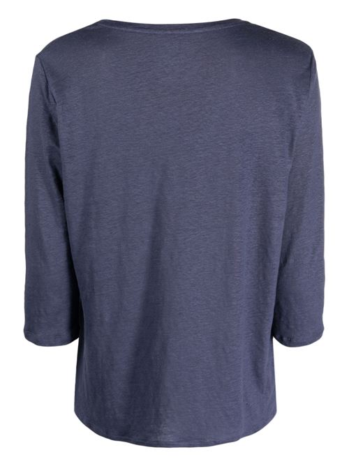 T shirt donna scollo a V MAJESTIC FILATURES | M011FTS598332