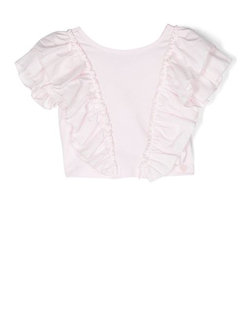 Top bambina con gale rosa chiaro MONNALISA | 17A30011170091