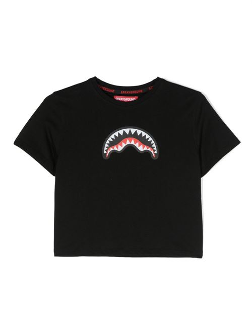 T shirt bambina con stampa Sprayground | SPY717BLACK