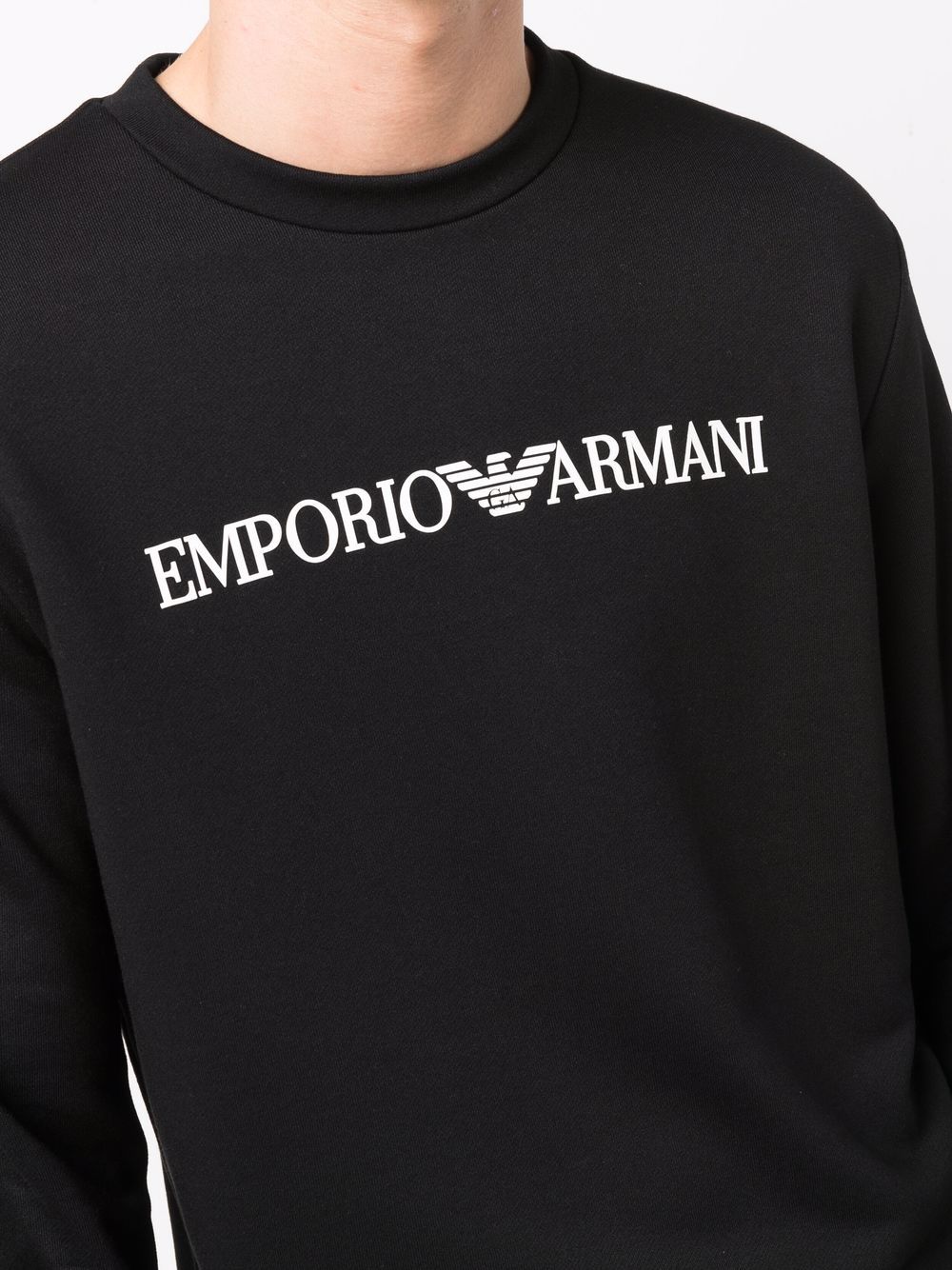 Felpa uomo nera EMPORIO ARMANI 8N1MR61JRIZ F009 New Marine Store
