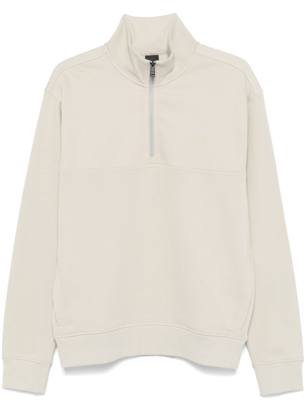 Felpa uomo collo alto con zip