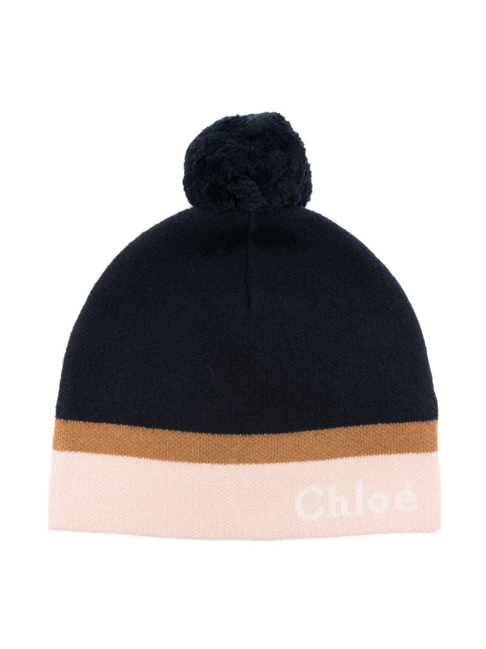 Cappello bambina con pon pon