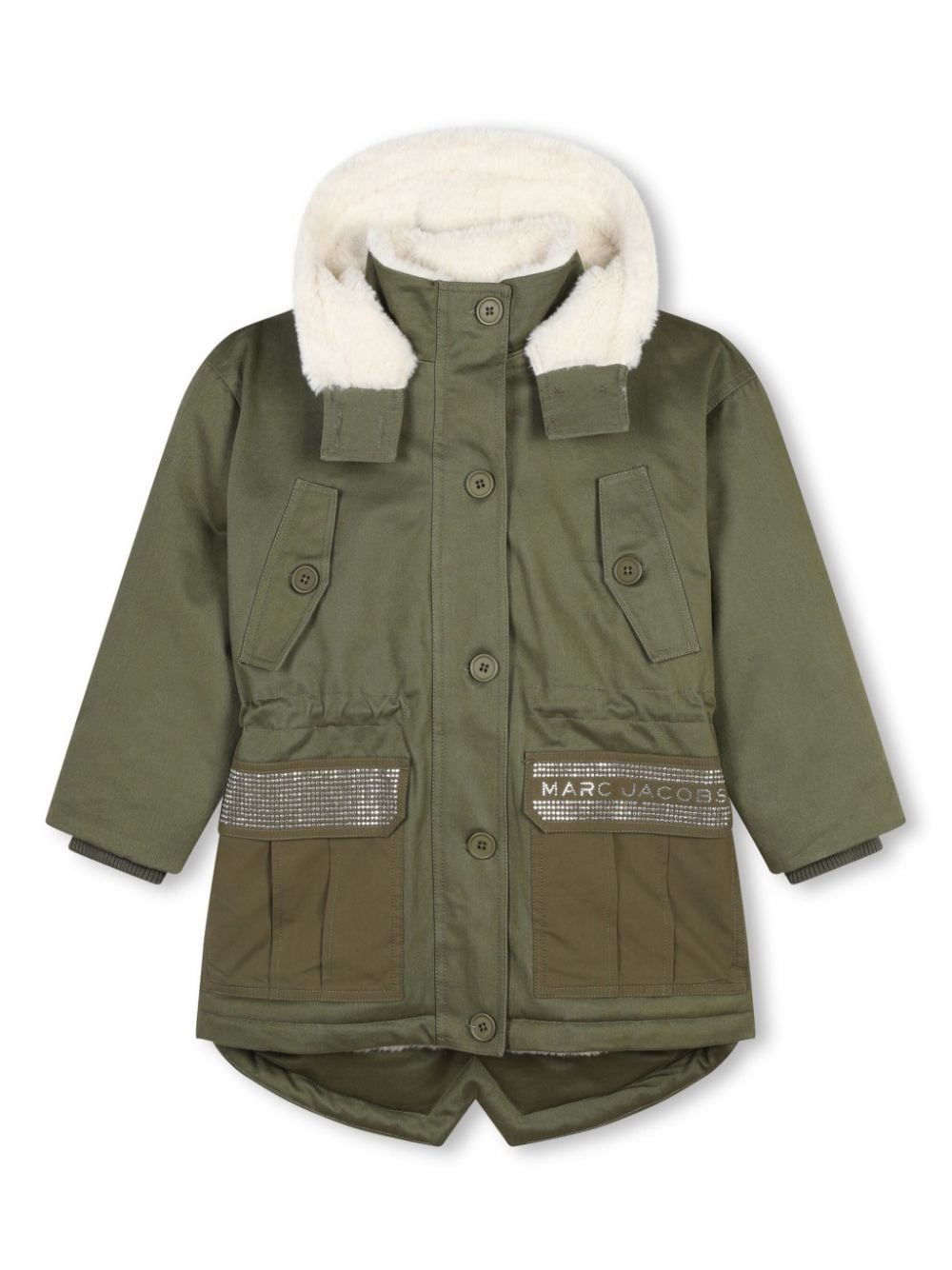 Parka bambina verde
