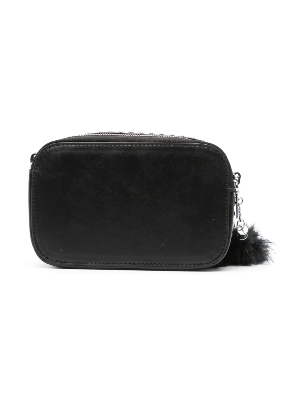 Oh My Pop! Borsa A Tracolla Rotonda Piccola: Nero, 12,5 Cm, Con Cerniera E Tracolla 130cm