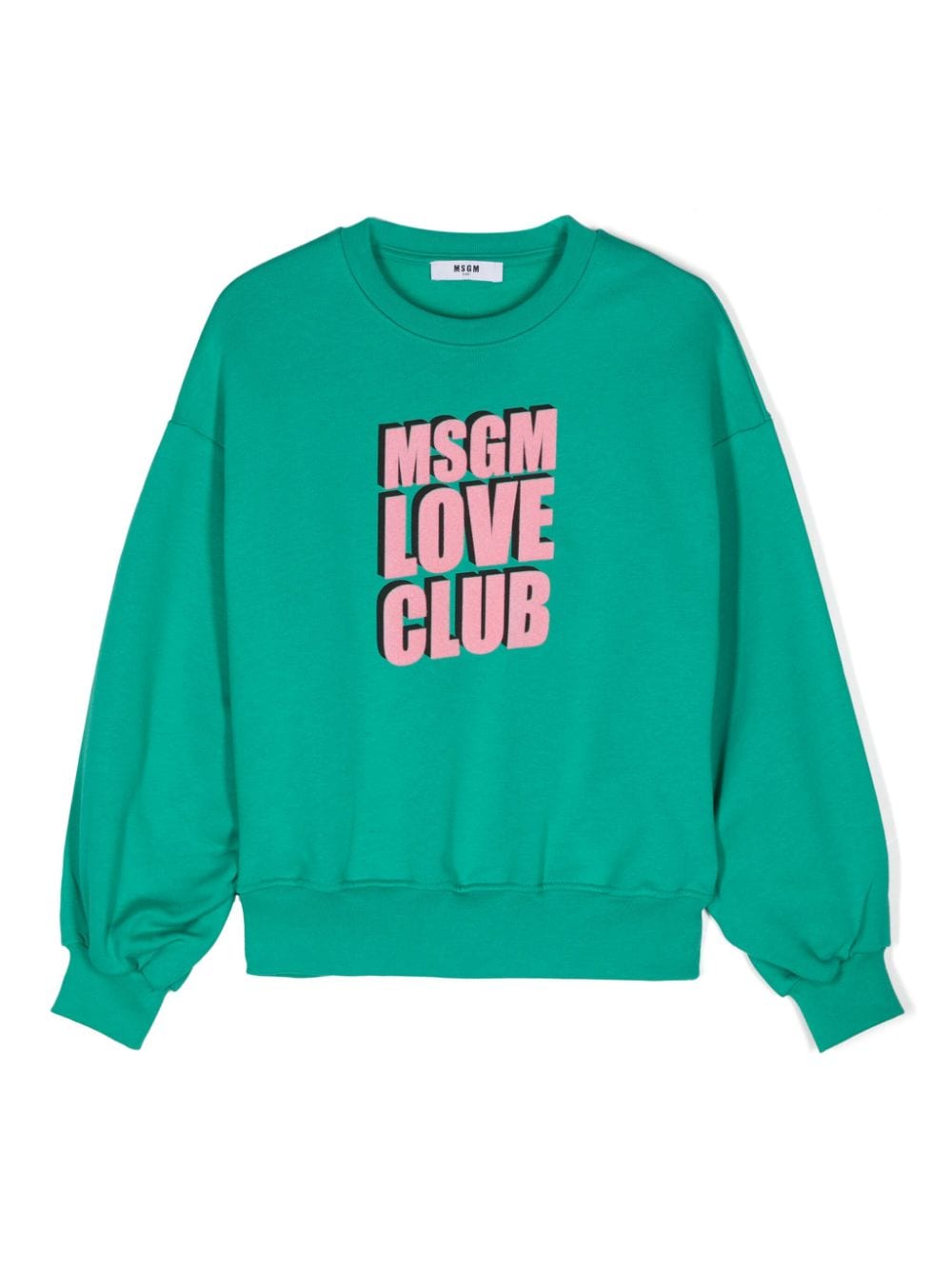 Felpa bambina girocollo