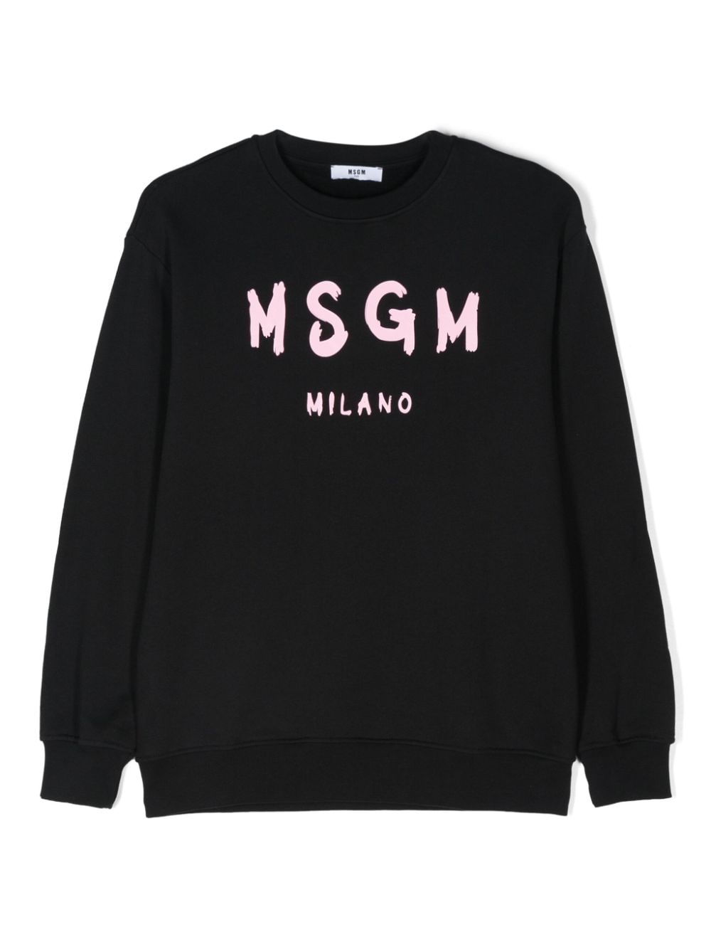 Felpa bambina girocollo MSGM KIDS F4MSJUSW291 110/08 New Marine