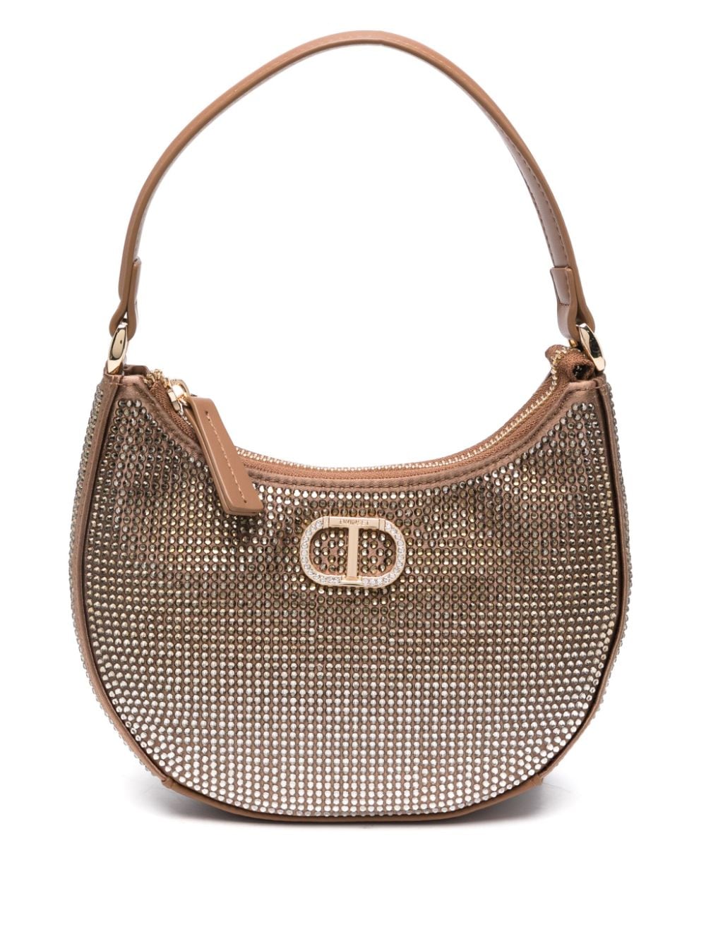 Borsa donna mezzaluna con strass Moon