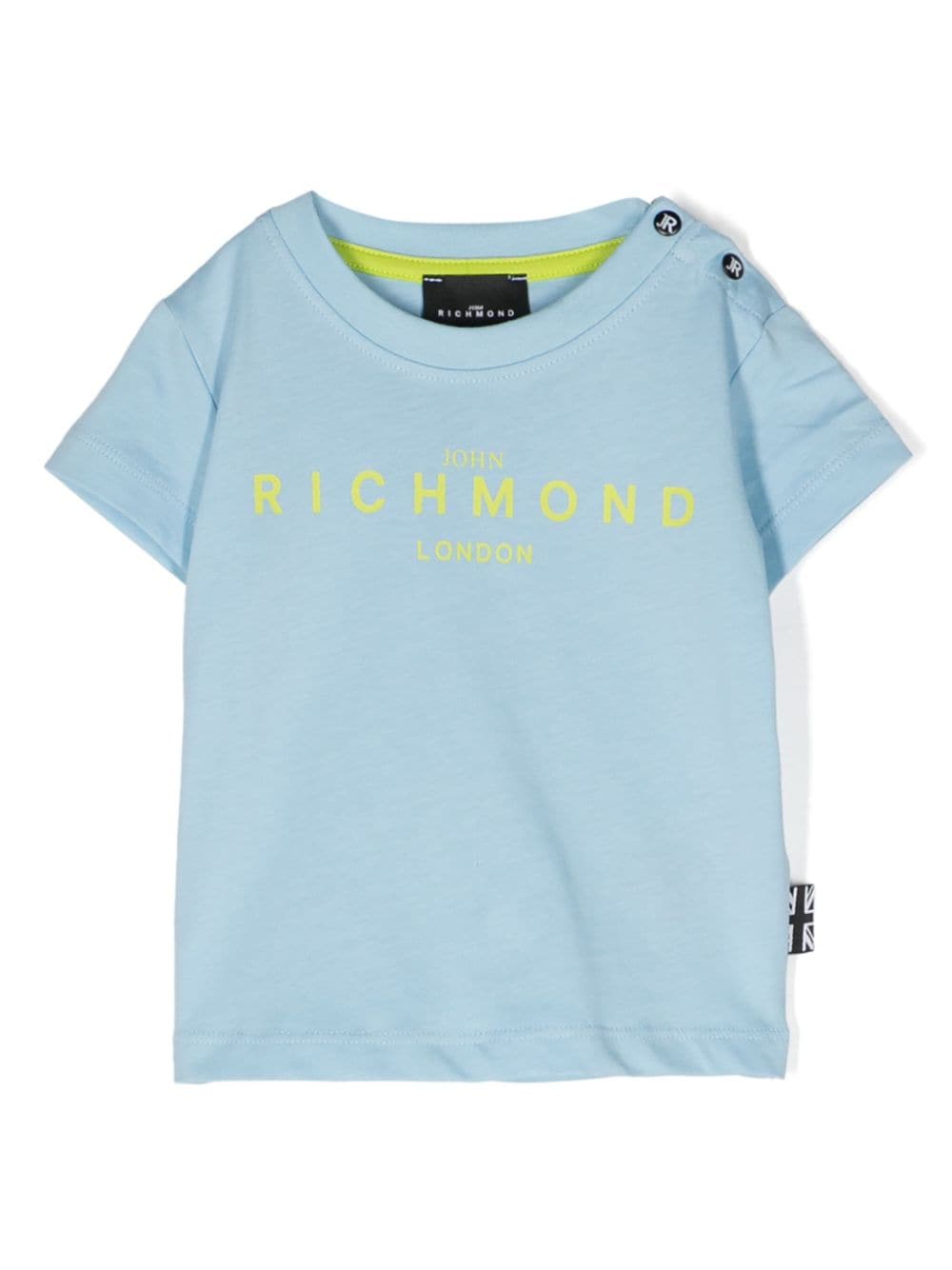 T-shirt neonato maniche corte RICHMOND Junior RIP24001TSSW SKYLIME